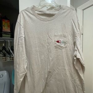 Southern Tide Light Beige Long Sleeve Tee